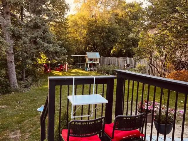 Toronto Furnished Townhouse for Rent Stylish 2 Bed, 1 Bath with Fireplace and Patio