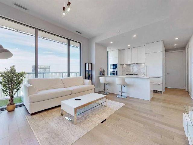 Toronto Furnished Condo Rental 2 Bed + Den 2 Bath Hermes Inspired Sub Penthouse with Breathtaking City and Lake View