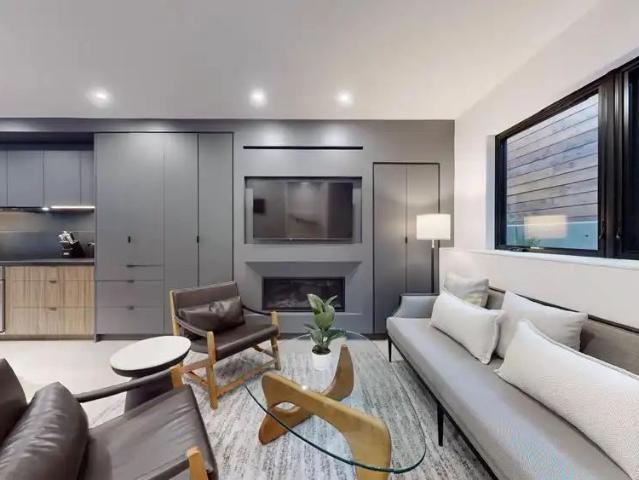 Toronto Furnished House for Rent Stylish 2 Bedroom with Private Garden and Fireplace