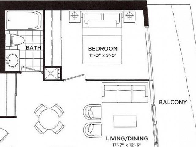Toronto 1 Bdrm 1 Bth Bay / Wellesley