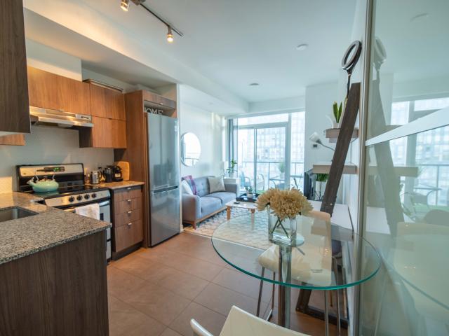 Toronto 1 Bed 1 Bath Furnished Downtown Condo Rent in Fort York