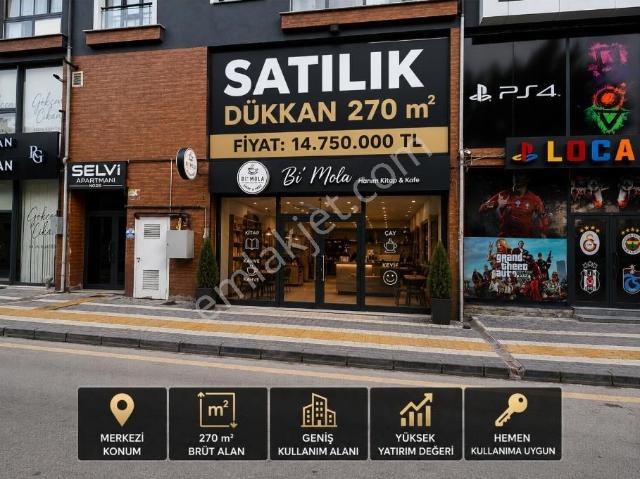 Toros Emlak'tan Bor Cad. Arkası Satılık 3 Katlı 270 M2 Dükkan
