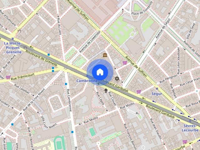 Tout savoir sur cet appartement dans le quartier Cambronne Garibaldi, à Paris 15ème