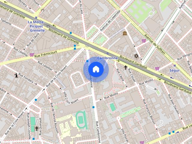 Tout savoir sur cet appartement dans le quartier Cambronne Garibaldi, à Paris 15ème