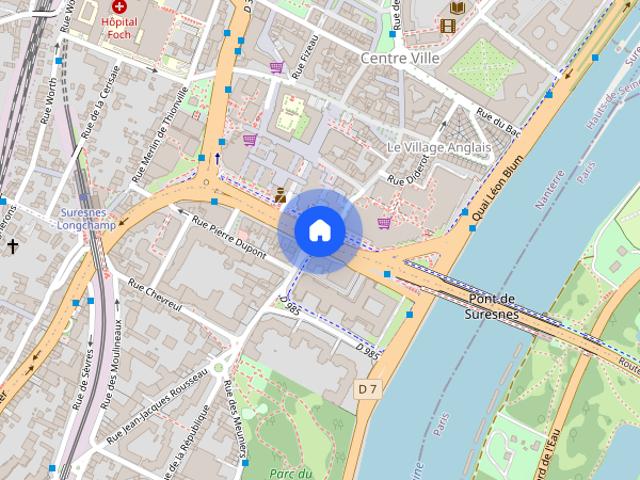 Tout savoir sur cet appartement dans le quartier Centre Ville, à Suresnes