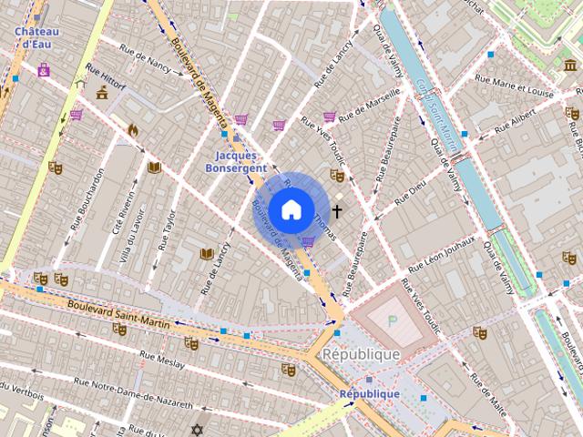 Tout savoir sur cet appartement dans le quartier Chateau d'Eau Lancry, à Paris 10ème