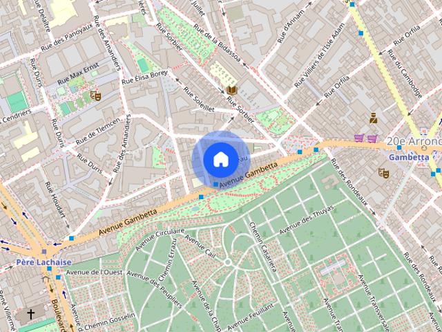 Tout savoir sur cet appartement dans le quartier Amandiers, à Paris 20ème