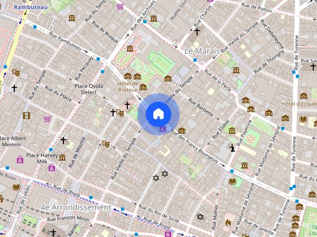 Tout savoir sur cet appartement dans le quartier Archives, à Paris 3ème