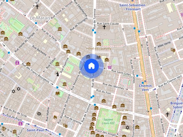 Tout savoir sur cet appartement dans le quartier Archives, à Paris 3ème