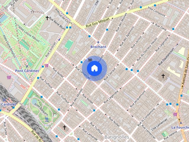 Tout savoir sur cet appartement dans le quartier Batignolles Cardinet, à Paris 17ème