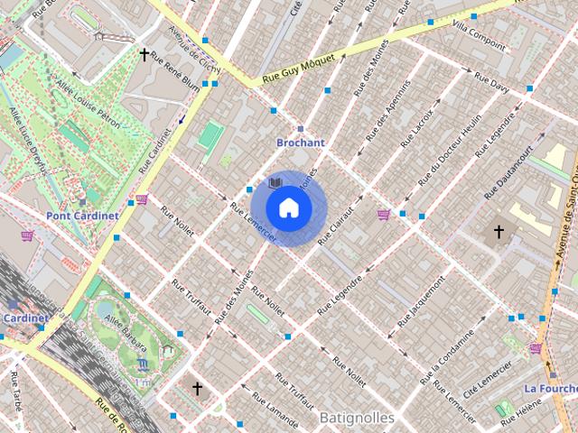 Tout savoir sur cet appartement dans le quartier Batignolles Cardinet, à Paris 17ème