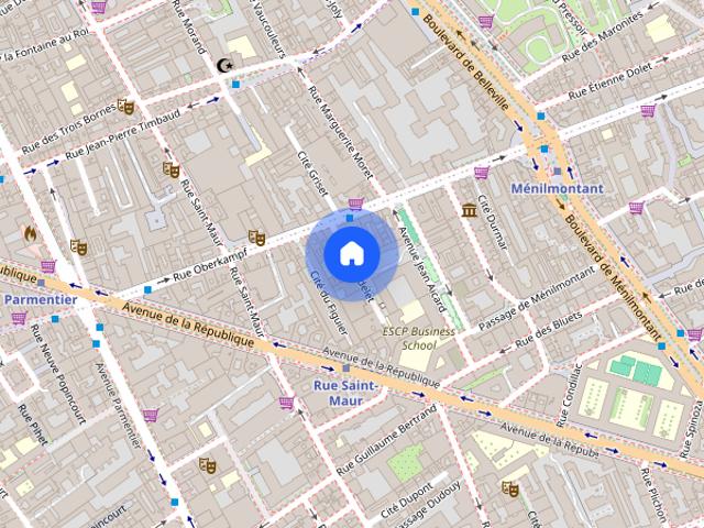 Tout savoir sur cet appartement dans le quartier Belleville Saint Maur, à Paris 11ème