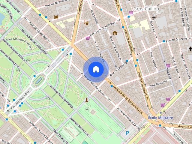 Tout savoir sur cet appartement dans le quartier Gros Caillou, à Paris 7ème