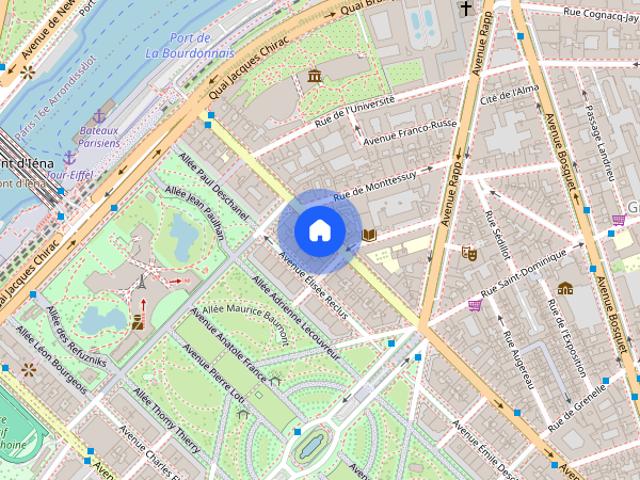Tout savoir sur cet appartement dans le quartier Gros Caillou, à Paris 7ème