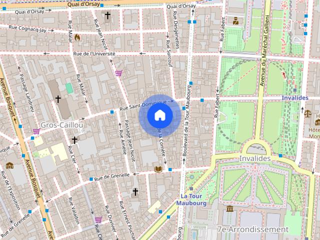 Tout savoir sur cet appartement dans le quartier Gros Caillou, à Paris 7ème