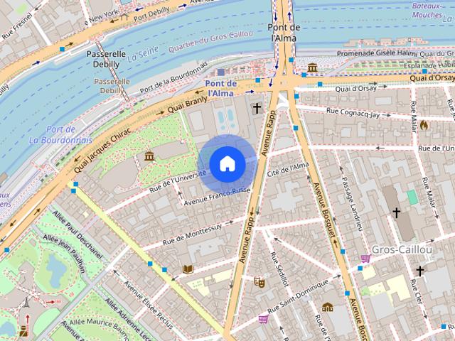 Tout savoir sur cet appartement dans le quartier Gros Caillou, à Paris 7ème
