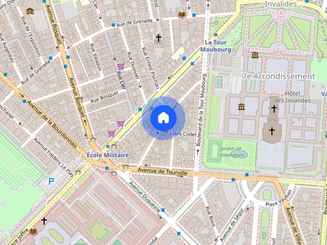 Tout savoir sur cet appartement dans le quartier Gros Caillou, à Paris 7ème