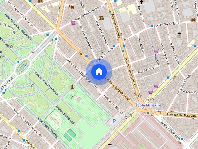 Tout savoir sur cet appartement dans le quartier Gros Caillou, à Paris 7ème