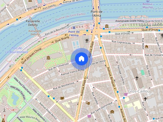 Tout savoir sur cet appartement dans le quartier Gros Caillou, à Paris 7ème