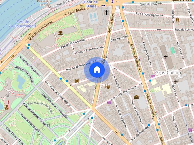 Tout savoir sur cet appartement dans le quartier Gros Caillou, à Paris 7ème