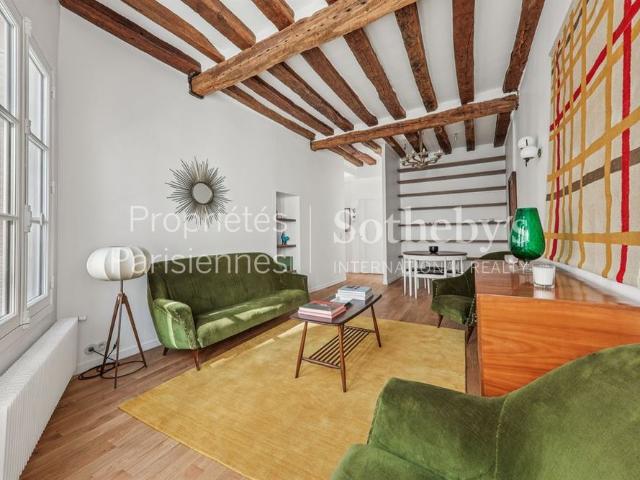 Tout savoir sur cet appartement dans le quartier Enfants Rouges, à Paris 3ème