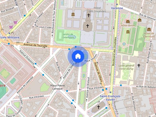 Tout savoir sur cet appartement dans le quartier Ecole Militaire, à Paris 7ème