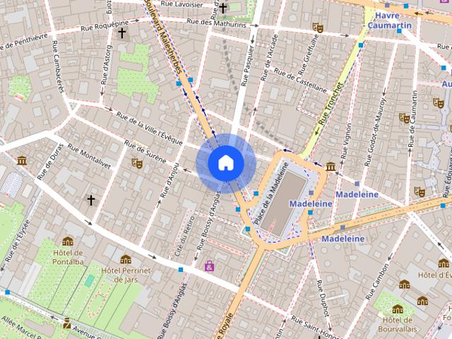 Tout savoir sur cet appartement dans le quartier Elysées Madeleine, à Paris 8ème