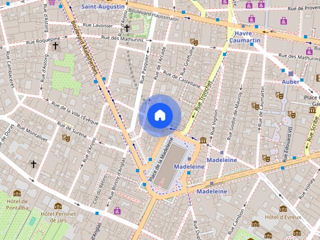 Tout savoir sur cet appartement dans le quartier Elysées Madeleine, à Paris 8ème