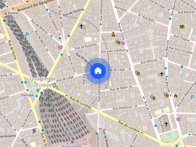 Tout savoir sur cet appartement dans le quartier Europe, à Paris 8ème