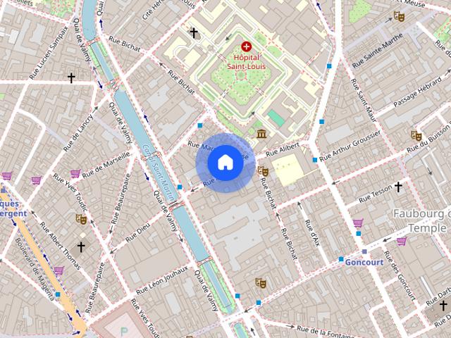 Tout savoir sur cet appartement dans le quartier Faubourg du Temple Hôpital Saint Louis, à Paris 10ème