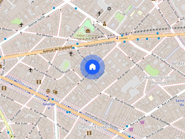 Tout savoir sur cet appartement dans le quartier Hoche Friedland, à Paris 8ème