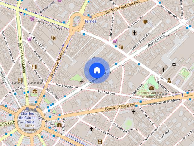 Tout savoir sur cet appartement dans le quartier Hoche Friedland, à Paris 8ème