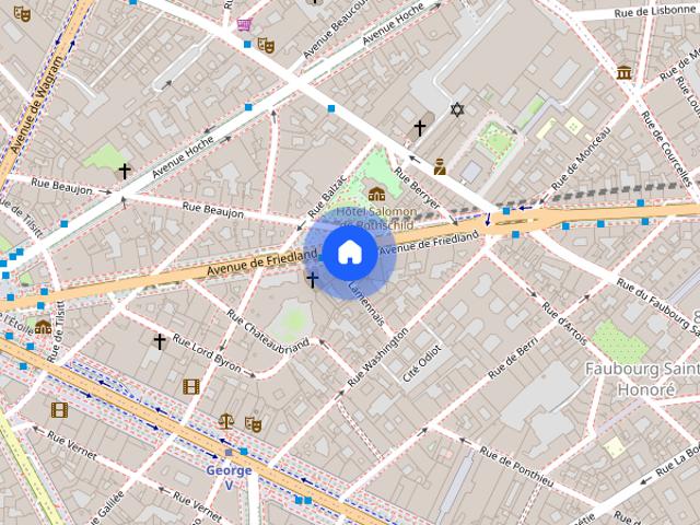 Tout savoir sur cet appartement dans le quartier Hoche Friedland, à Paris 8ème