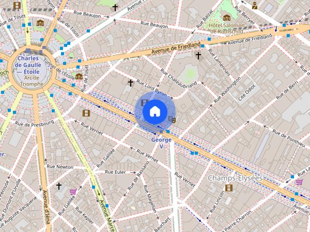 Tout savoir sur cet appartement dans le quartier Hoche Friedland, à Paris 8ème