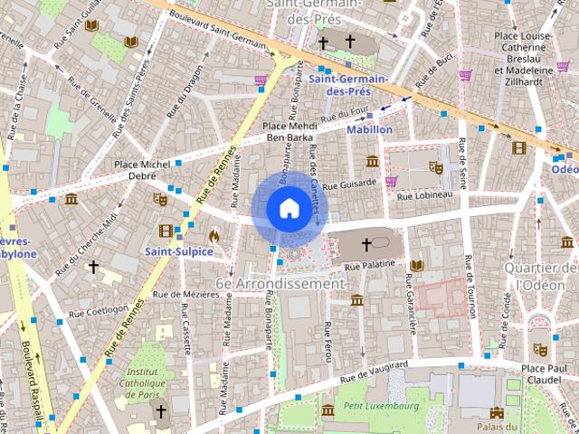 Tout savoir sur cet appartement dans le quartier Odéon, à Paris 6ème