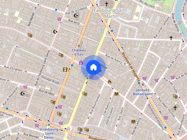 Tout savoir sur cet appartement dans le quartier Louis Blanc Aqueduc, à Paris 10ème