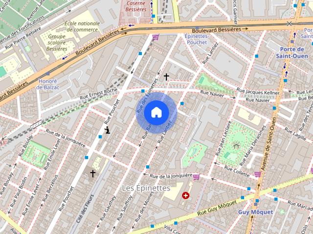 Tout savoir sur cet appartement dans le quartier La Fourche Guy Môquet, à Paris 17ème