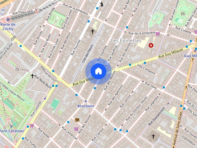 Tout savoir sur cet appartement dans le quartier La Fourche Guy Môquet, à Paris 17ème