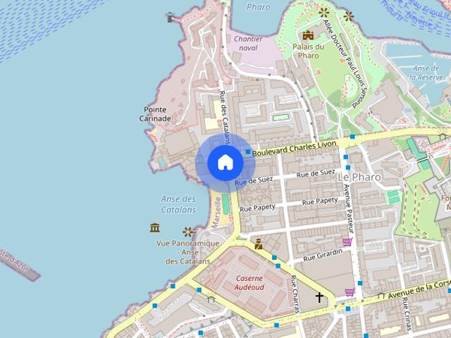 Tout savoir sur cet appartement dans le quartier Le Pharo, à Marseille 7ème
