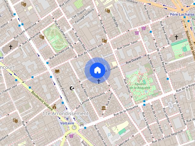 Tout savoir sur cet appartement dans le quartier Léon Blum Folie Regnault, à Paris 11ème