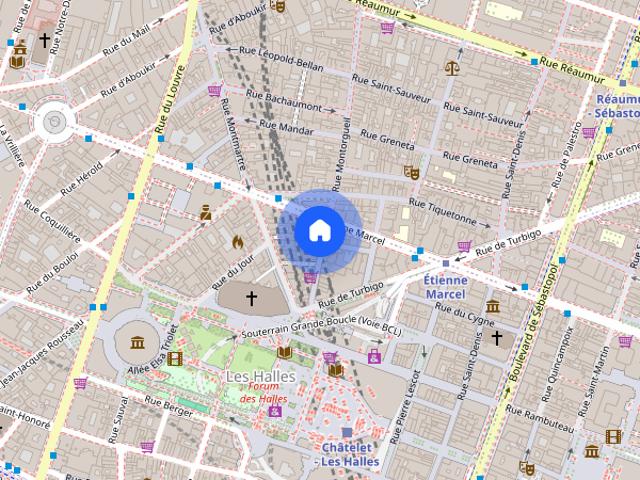 Tout savoir sur cet appartement dans le quartier Les Halles, à Paris 1er