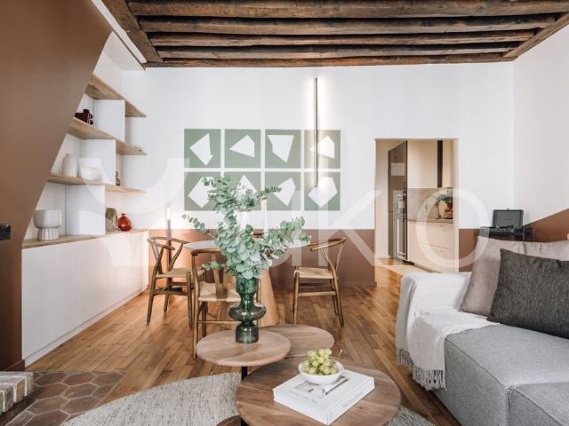Tout savoir sur cet appartement dans le quartier Les Halles, à Paris 1er