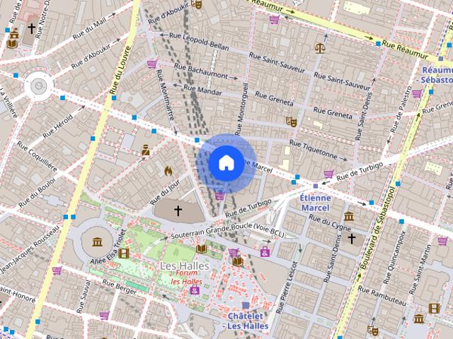 Tout savoir sur cet appartement dans le quartier Les Halles, à Paris 1er