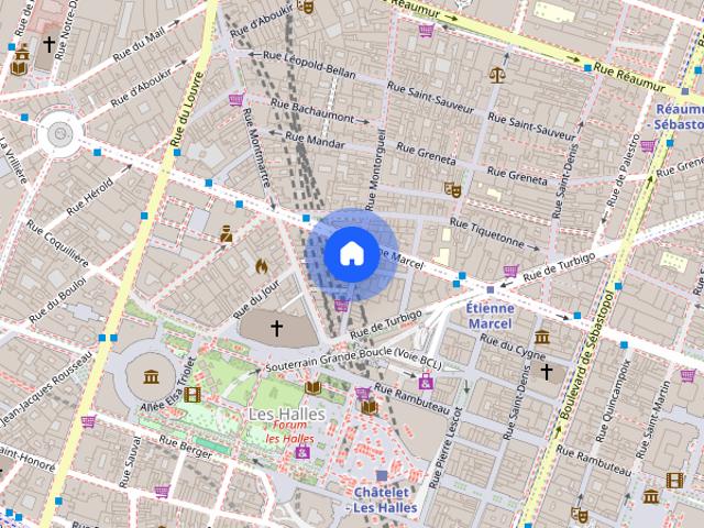 Tout savoir sur cet appartement dans le quartier Les Halles, à Paris 1er