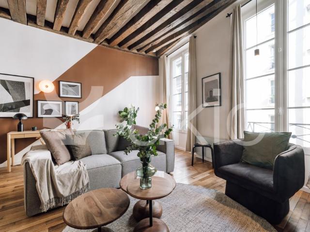 Tout savoir sur cet appartement dans le quartier Les Halles, à Paris 1er