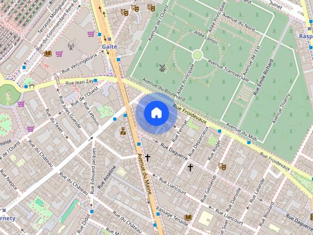 Tout savoir sur cet appartement dans le quartier Mouton Duvernet, à Paris 14ème