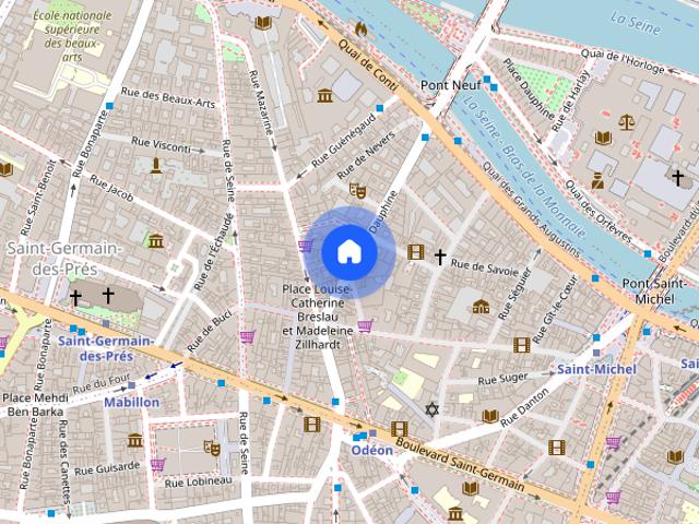 Tout savoir sur cet appartement dans le quartier Monnaie, à Paris 6ème