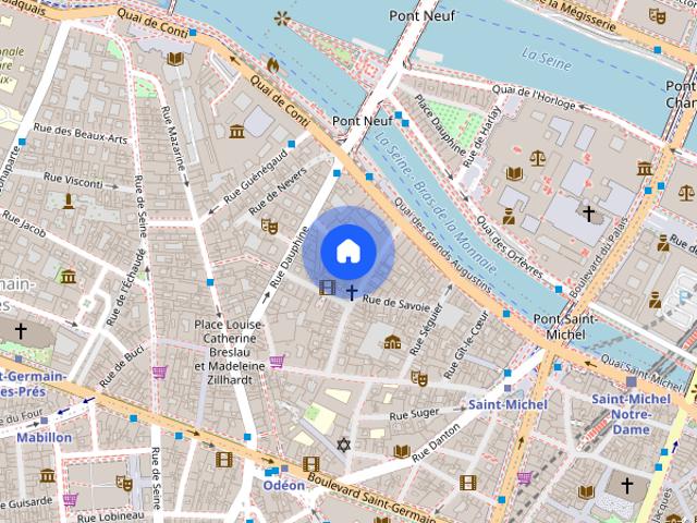 Tout savoir sur cet appartement dans le quartier Monnaie, à Paris 6ème
