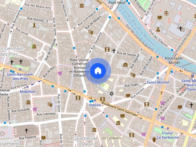 Tout savoir sur cet appartement dans le quartier Monnaie, à Paris 6ème