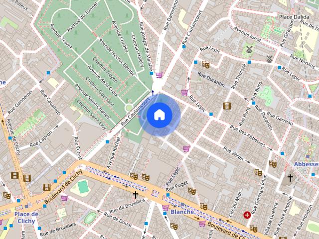 Tout savoir sur cet appartement dans le quartier Montmartre, à Paris 18ème